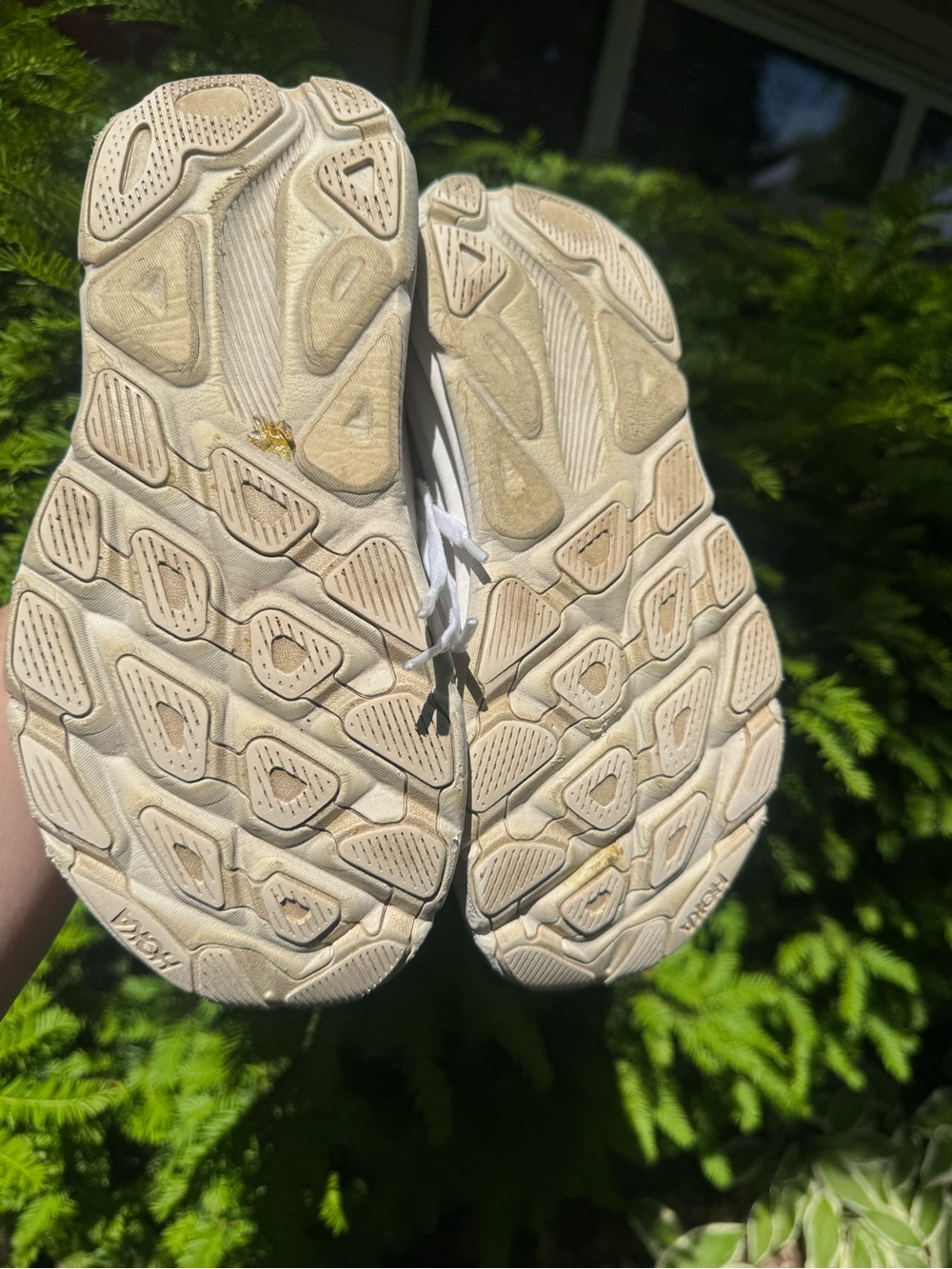 Hoka Women's All-White Road Running CLIFTON 9 Sneakers - Picture 6 of 13